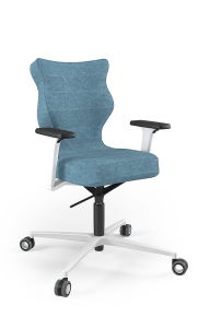 Krzesło biurowe dopasowane do wzrostu 159-188 cm, model Zodiac Plus kolor niebieski obrotowe