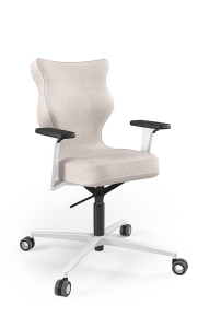 Krzesło biurowe dopasowane do wzrostu 159-188 cm, model Zodiac Plus kolor szary obrotowe