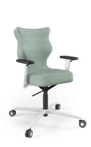 Krzesło biurowe dopasowane do wzrostu 159-188 cm, model Zodiac Plus kolor mięta obrotowe
