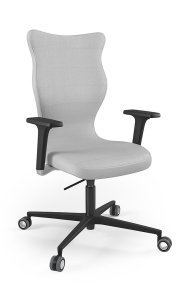 Krzesło biurowe dopasowane do wzrostu 180+ cm, model Zodiac Plus kolor szary obrotowe