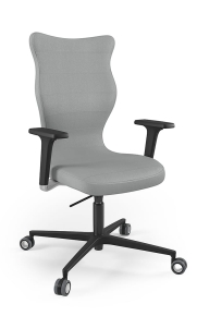Krzesło biurowe dopasowane do wzrostu 180+ cm, model Zodiac Plus kolor ciemny szary obrotowe