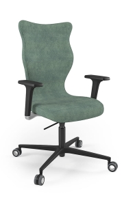 Krzesło biurowe dopasowane do wzrostu 180+ cm, model Zodiac Plus kolor jasny zielony obrotowe