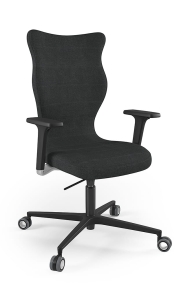 Krzesło biurowe dopasowane do wzrostu 180+ cm, model Zodiac Plus kolor antracyt obrotowe