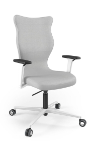 Krzesło biurowe dopasowane do wzrostu 180+ cm, model Zodiac Plus kolor szary obrotowe
