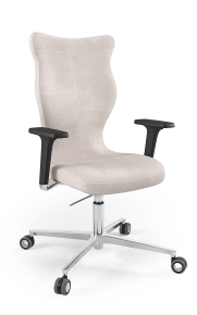 Krzesło biurowe dopasowane do wzrostu 180+ cm, model Zodiac Plus kolor szary obrotowe