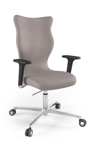 Krzesło biurowe dopasowane do wzrostu 180+ cm, model Zodiac Plus kolor ciemny szary obrotowe