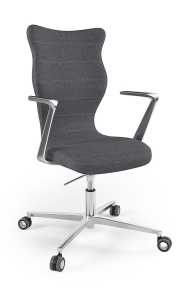 Krzesło biurowe dopasowane do wzrostu 180+ cm, model Kylie kolor czarny obrotowe