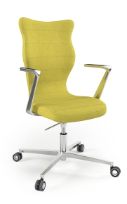 Krzesło biurowe dopasowane do wzrostu 180+ cm, model Kylie kolor oliwkowy obrotowe