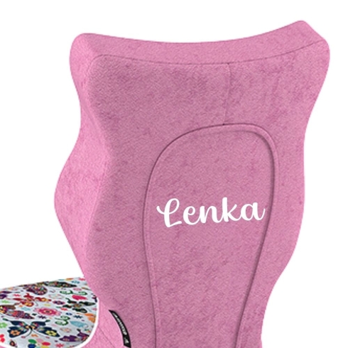 Haft imienny Lenka biały