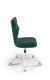 Krzesło do biurka dla dziecka dopasowane do wzrostu 119-142 cm, model Petit kolor zielony obrotowe
