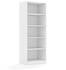 Regał Blox Base 70 5P 706x466x1869 korpus biały