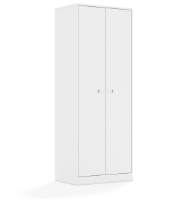 Szafa ubraniowa Blox Base 70 5PU 2F5 706x466x1869 korpus biały/2x front biały